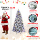 The 8-foot Spotlight Christmas Tree Features Easy-to-use Power And Memory Line Technology, 470 Bi-color LED Lights With 10 Functions, G45 Bulbs And 1793 Tips