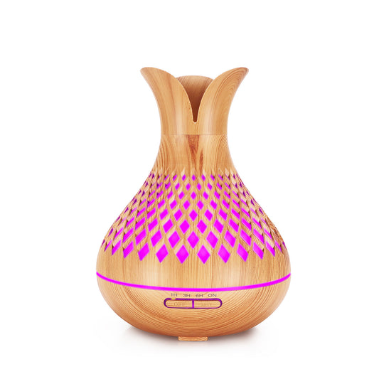 Dark And Light Wood Grain Humidifier 500ml Household