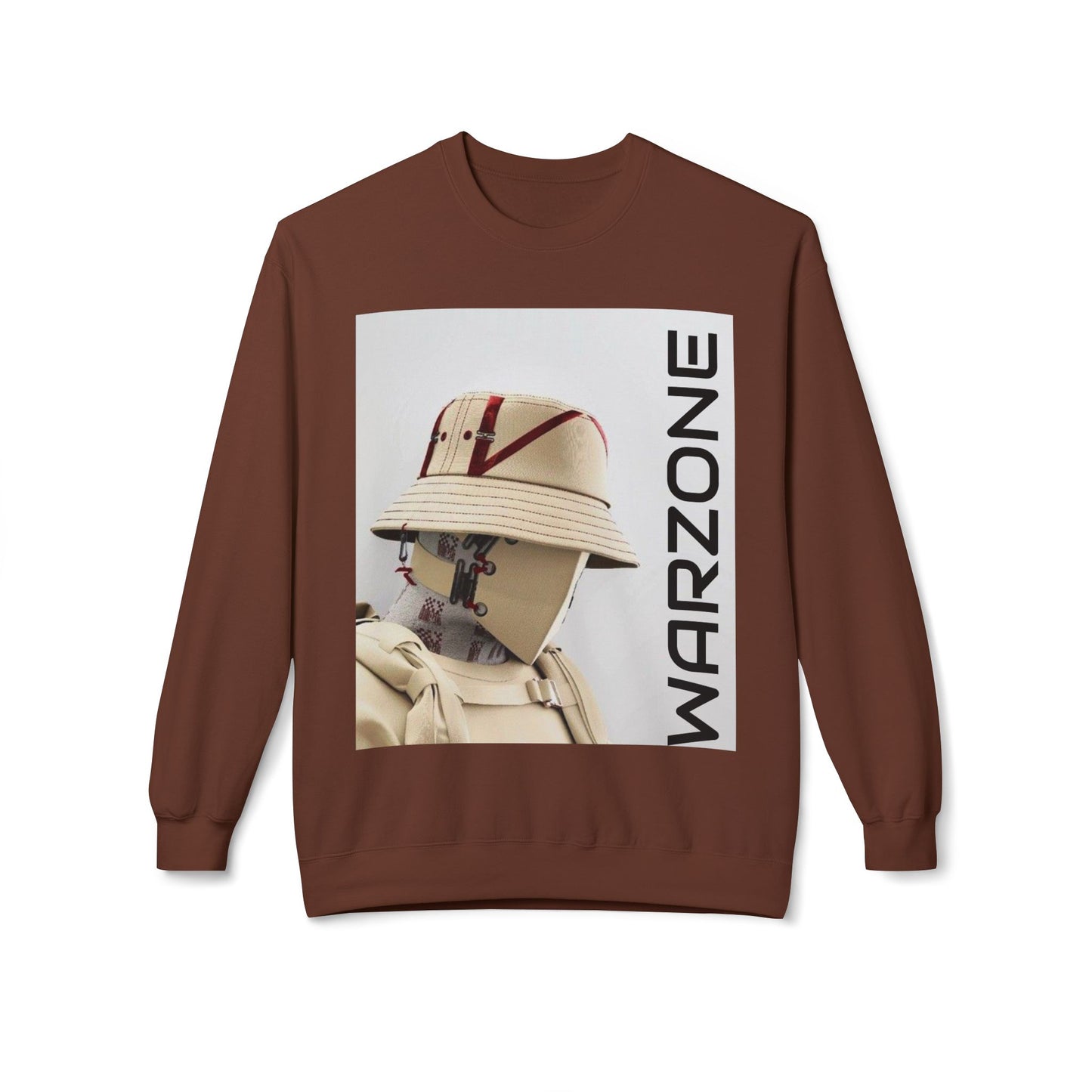 Warzone Inspirational Crewneck Sweatshirt - Motivational Quote - Deracco