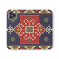 Stylish Flip Cases with Geometric Pattern - Phone Wallet Cover for Trendy Protection