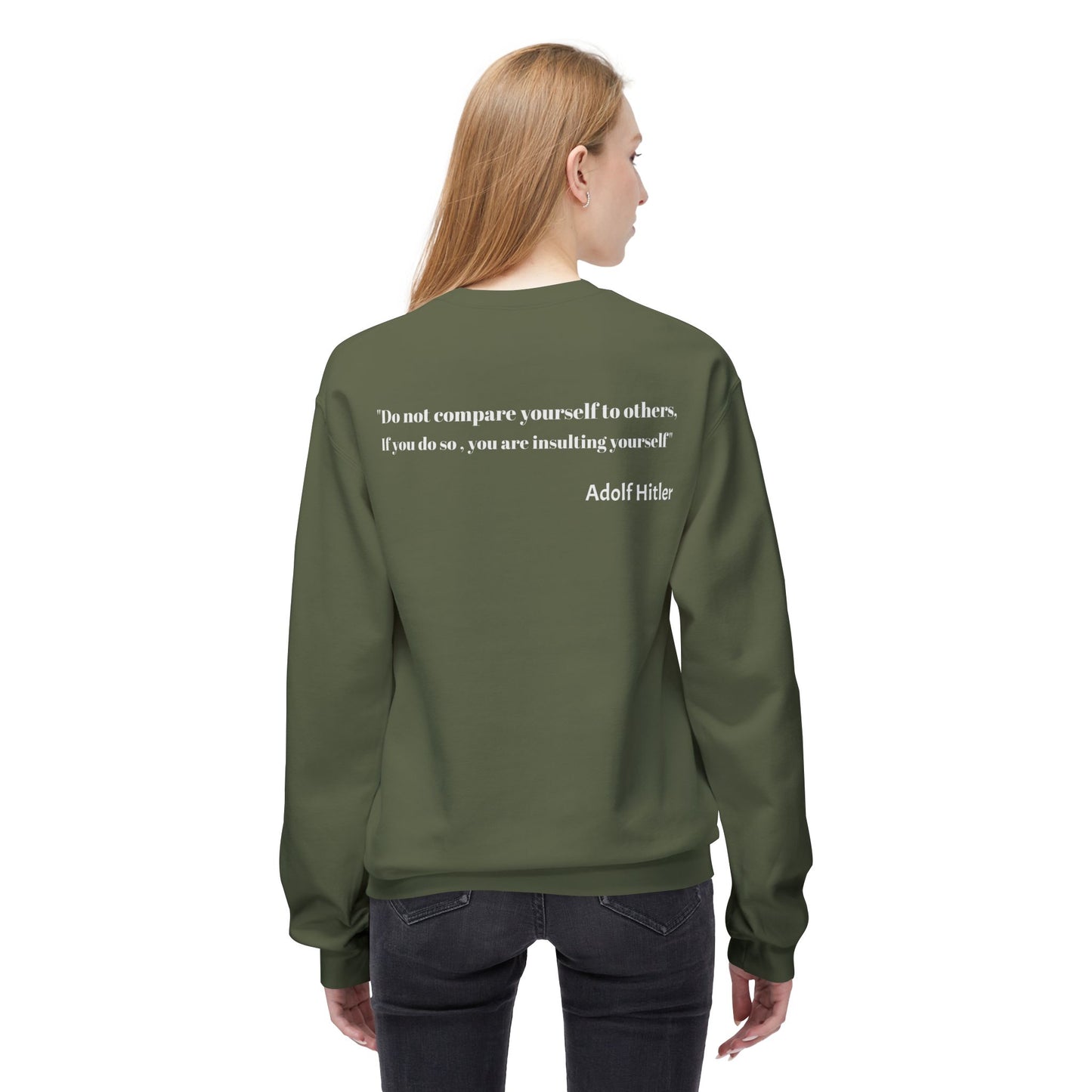 Warzone Inspirational Crewneck Sweatshirt - Motivational Quote - Deracco