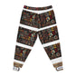 Tribal Pattern Athletic Joggers - Stylish & Comfortable Activewear - Deracco