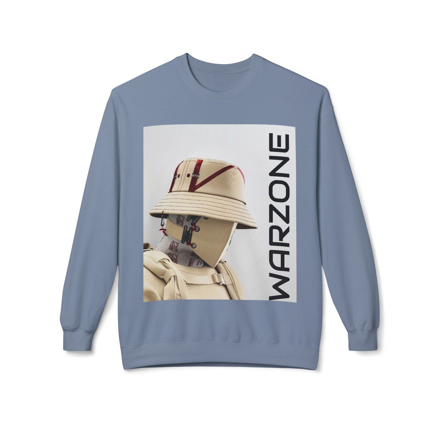 Warzone Inspirational Crewneck Sweatshirt - Motivational Quote - Deracco