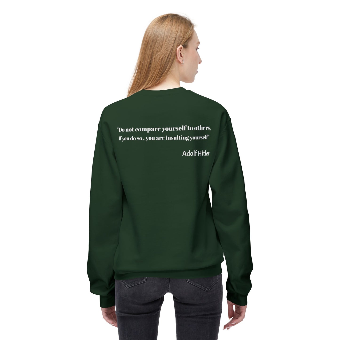 Warzone Inspirational Crewneck Sweatshirt - Motivational Quote - Deracco