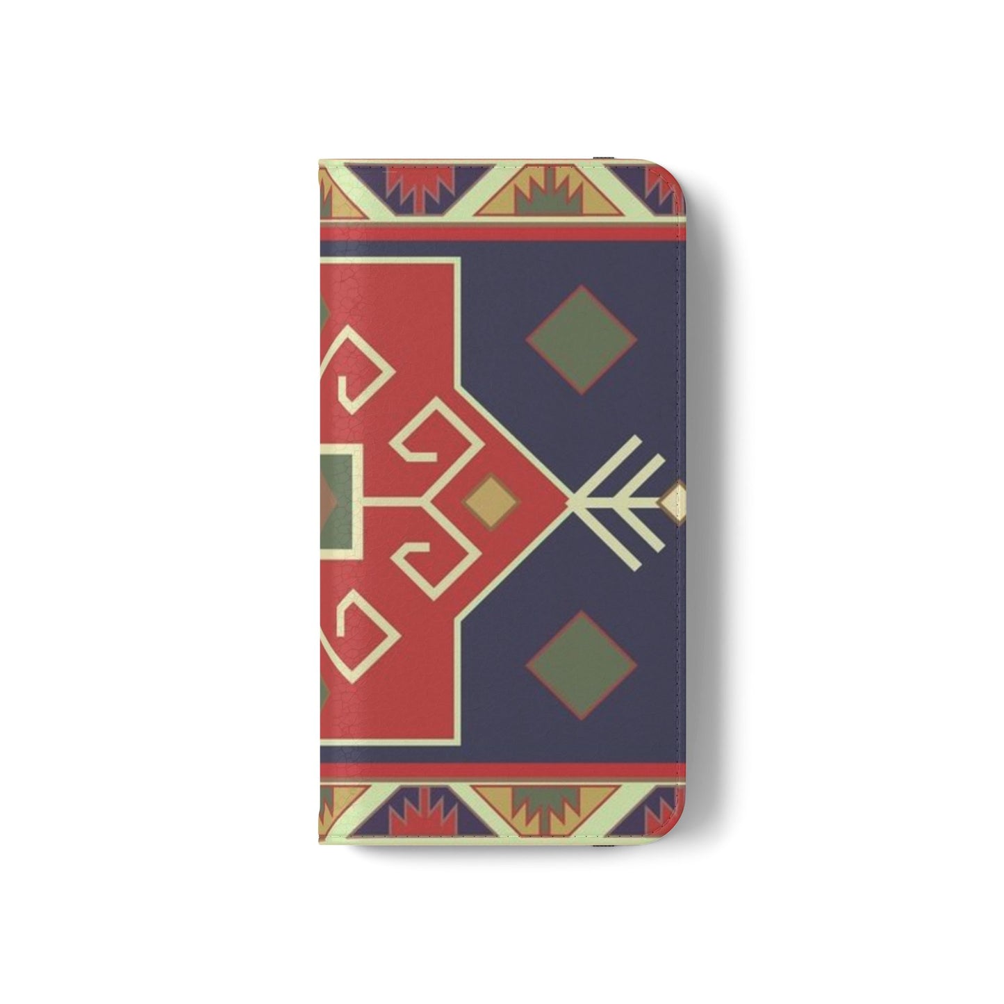 Stylish Flip Cases with Geometric Pattern - Phone Wallet Cover for Trendy Protection