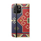 Stylish Flip Cases with Geometric Pattern - Phone Wallet Cover for Trendy Protection