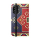 Stylish Flip Cases with Geometric Pattern - Phone Wallet Cover for Trendy Protection