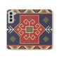 Stylish Flip Cases with Geometric Pattern - Phone Wallet Cover for Trendy Protection