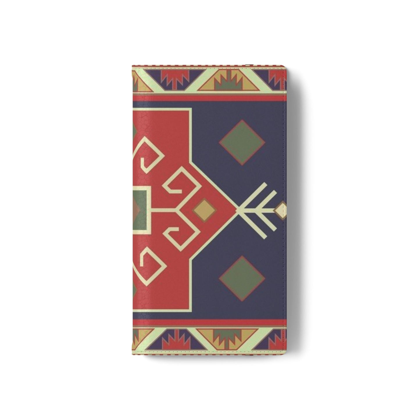 Stylish Flip Cases with Geometric Pattern - Phone Wallet Cover for Trendy Protection