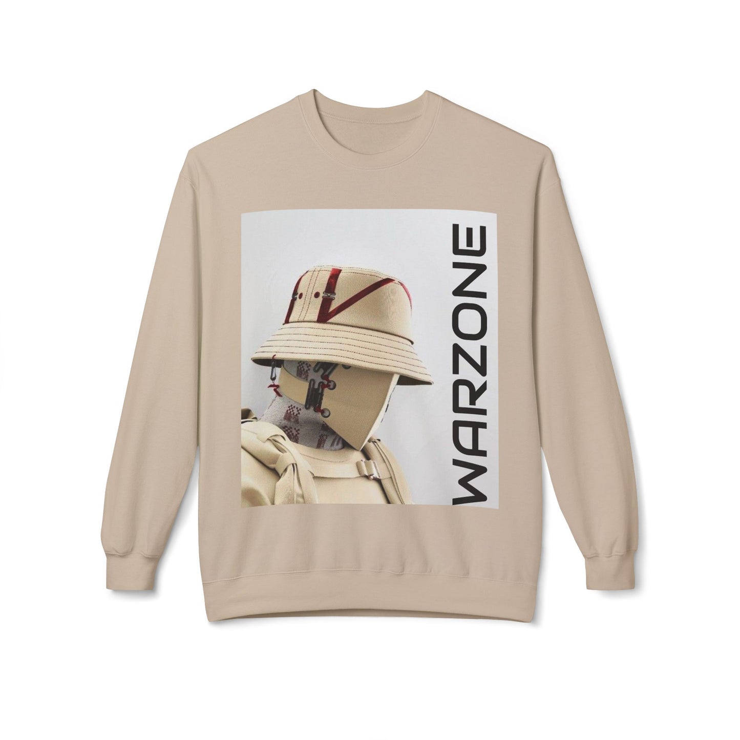 Warzone Inspirational Crewneck Sweatshirt - Motivational Quote - Deracco