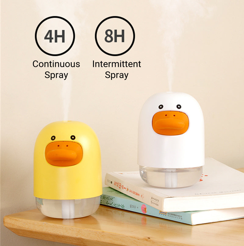 Cartoon Cute Duck Humidifier USB Household Atmosphere Lamp