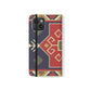 Stylish Flip Cases with Geometric Pattern - Phone Wallet Cover for Trendy Protection