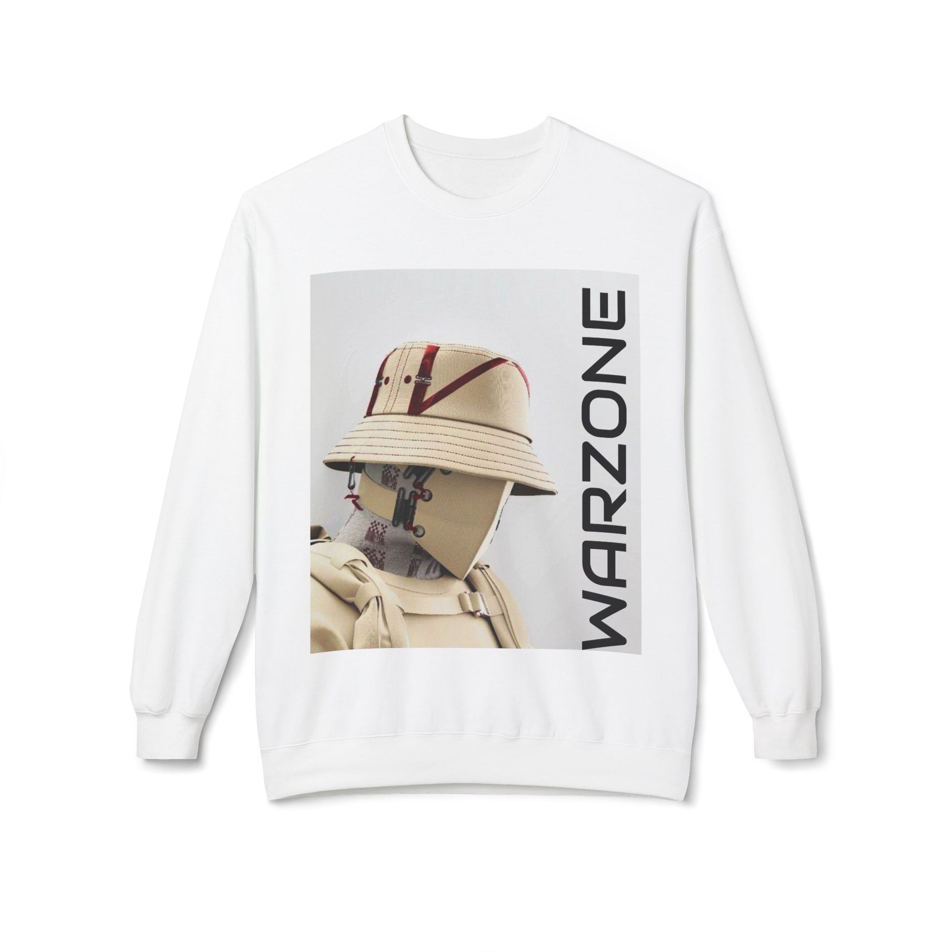 Warzone Inspirational Crewneck Sweatshirt - Motivational Quote - Deracco