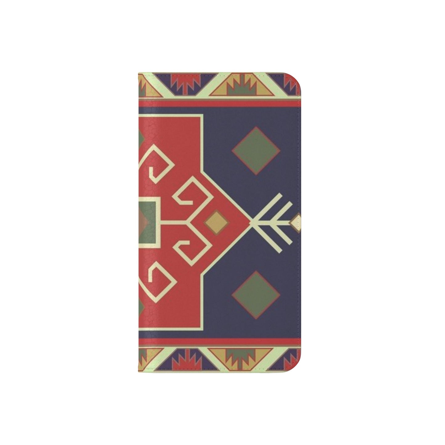 Stylish Flip Cases with Geometric Pattern - Phone Wallet Cover for Trendy Protection