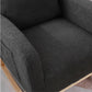 Living Room Lounge Armchair With High Back, Modern Rocking Chair