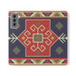 Stylish Flip Cases with Geometric Pattern - Phone Wallet Cover for Trendy Protection