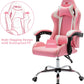 Pink Gaming Chair Ergonomic Computer Chair,Gamer Chair Pink Office Chair Gaming Massage Chair