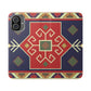 Stylish Flip Cases with Geometric Pattern - Phone Wallet Cover for Trendy Protection