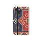 Stylish Flip Cases with Geometric Pattern - Phone Wallet Cover for Trendy Protection