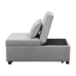 Folding Ottoman Sofa Bed Gray