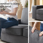 Sofa, Modern Sofa with USB & Cup Holders, Comfy Couch for Living Room (Grey Chenille)