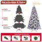 The 8-foot Spotlight Christmas Tree Features Easy-to-use Power And Memory Line Technology, 470 Bi-color LED Lights With 10 Functions, G45 Bulbs And 1793 Tips