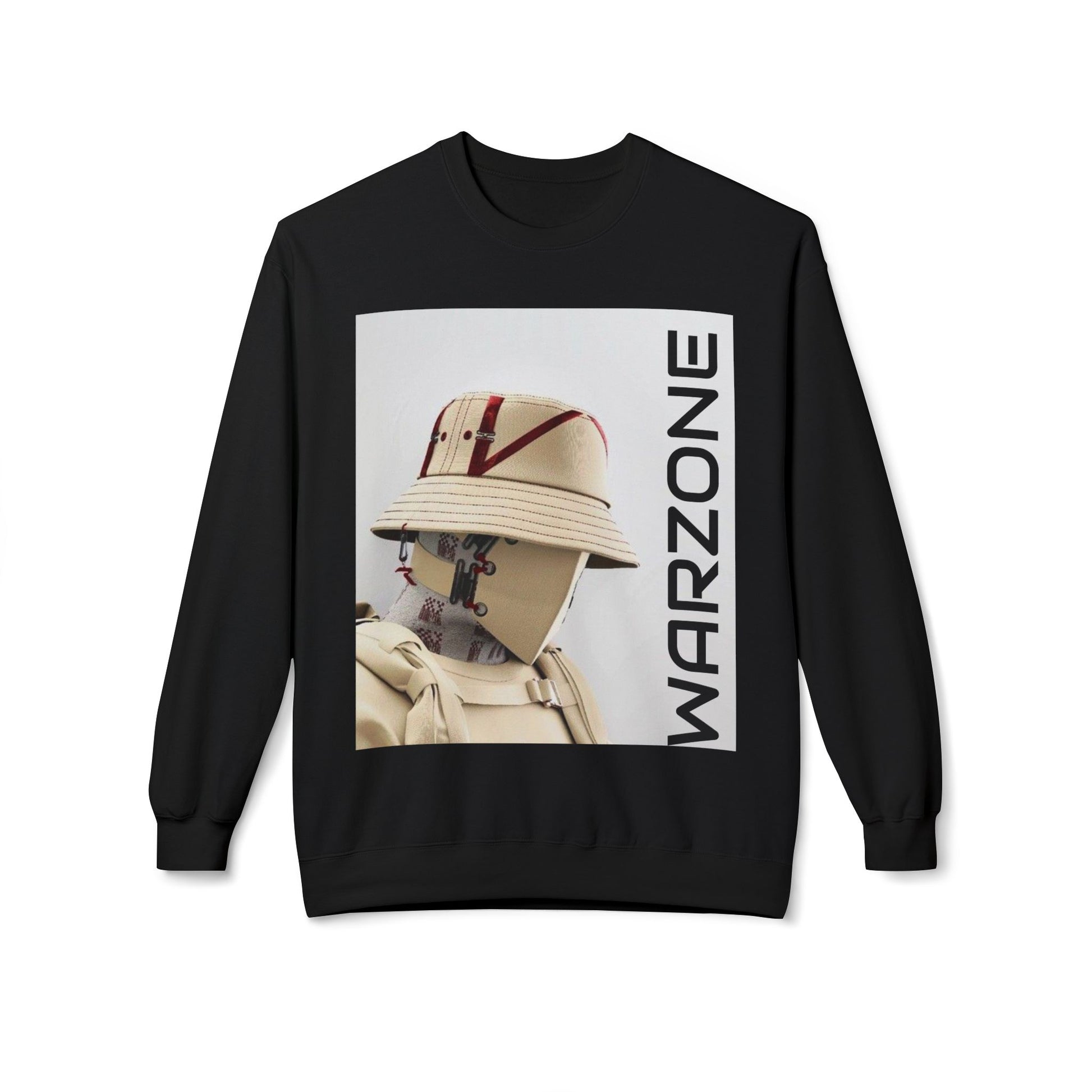 Warzone Inspirational Crewneck Sweatshirt - Motivational Quote - Deracco