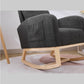 Living Room Lounge Armchair With High Back, Modern Rocking Chair