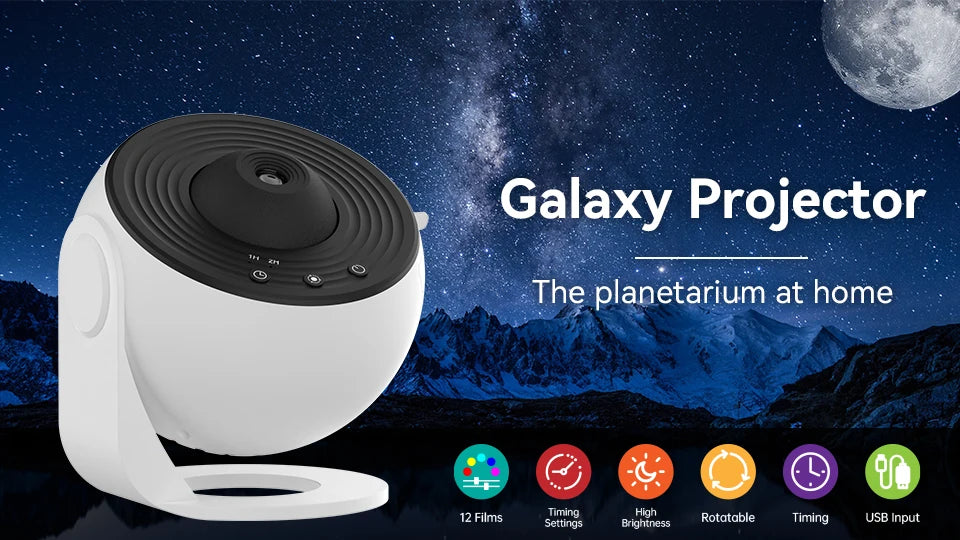 SpaceX Night Light Galaxy Projector