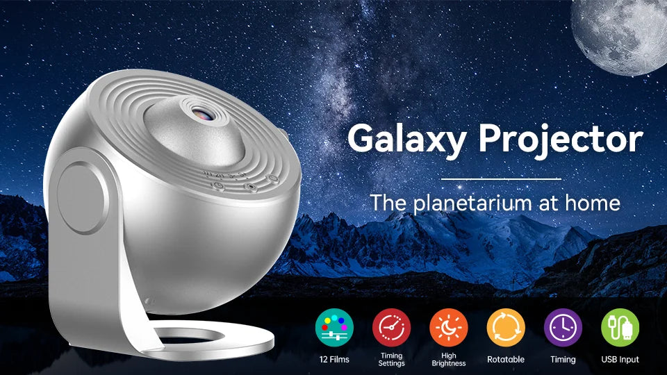 SpaceX Night Light Galaxy Projector