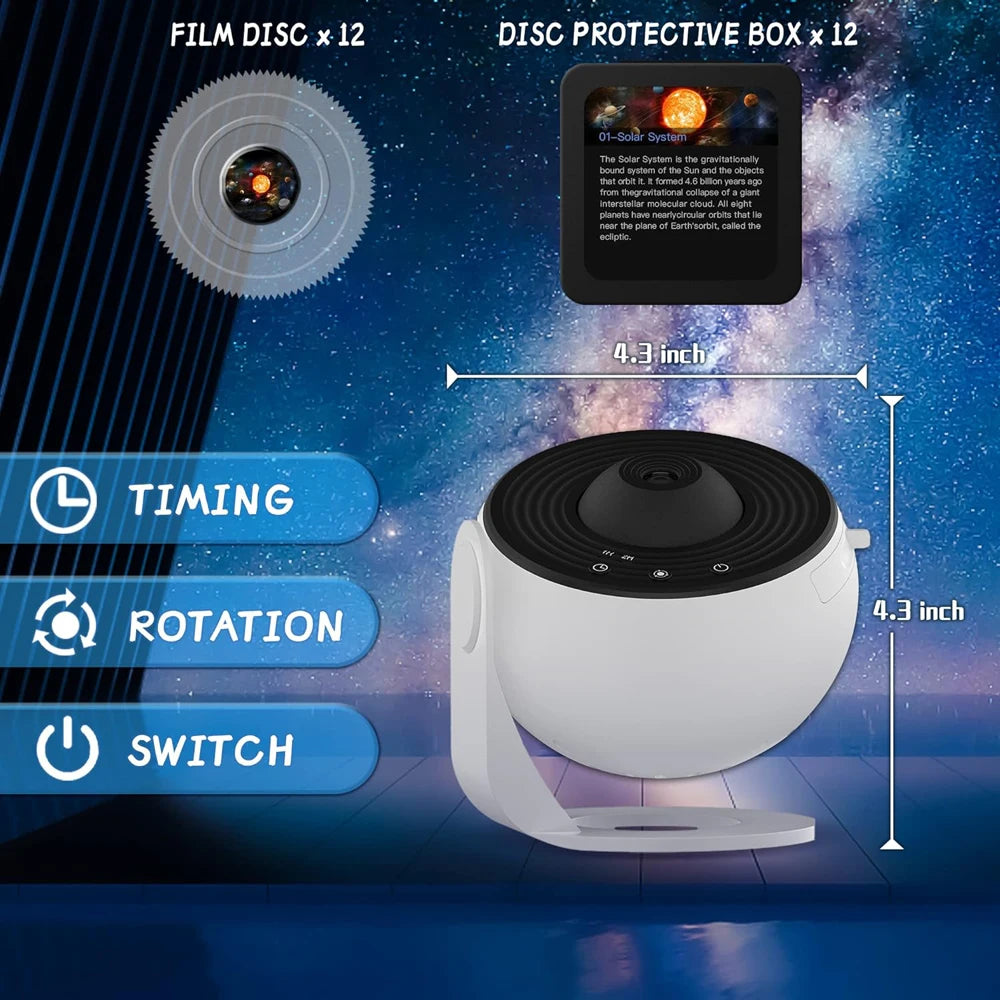 Sirius Star Projector Galaxy Light 12 in 1