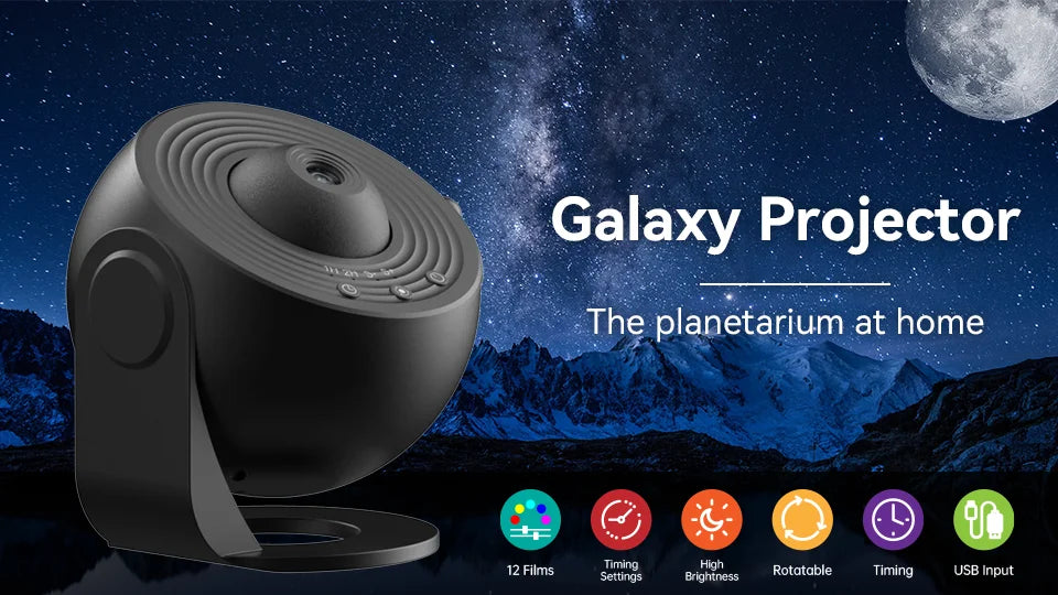 SpaceX Night Light Galaxy Projector