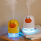 Cartoon Cute Duck Humidifier USB Household Atmosphere Lamp