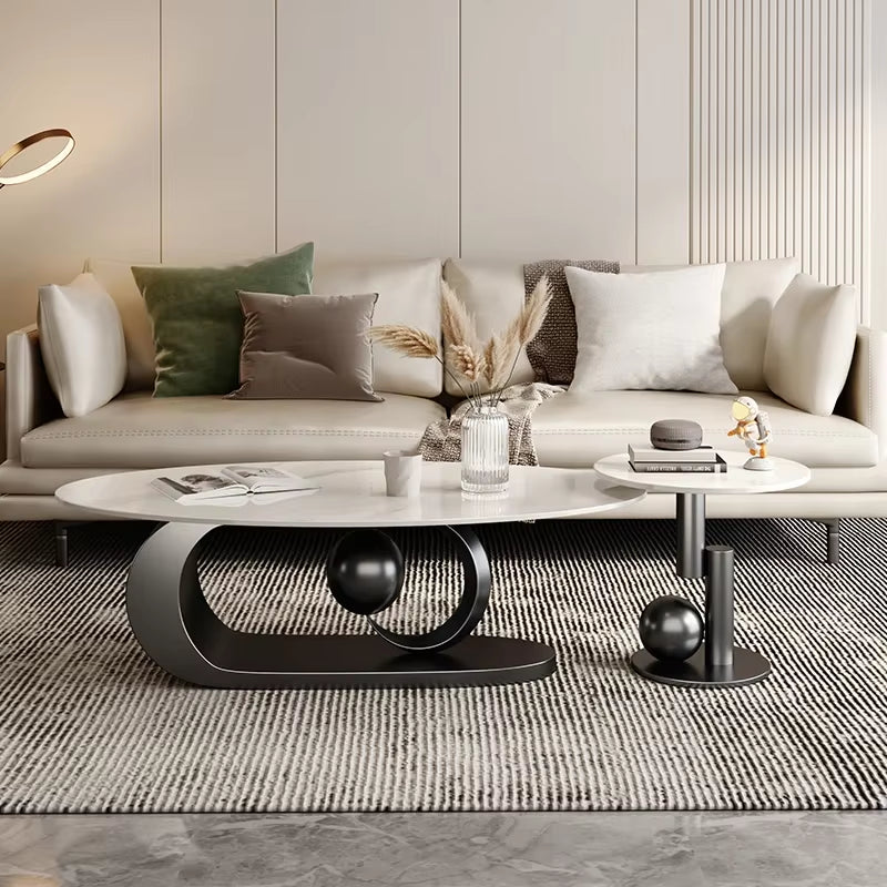 Modern Luxury Coffee Tables round Design Home Minimalist Coffee Tables Aesthetic Unique Table Basse De Salon Decoration