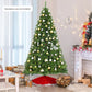 1 Pc 6 7.5 9 Feet Premium Artificial Hinged PVC Christmas Tree With Metal Stand Eye Catching Design Unlit Tree